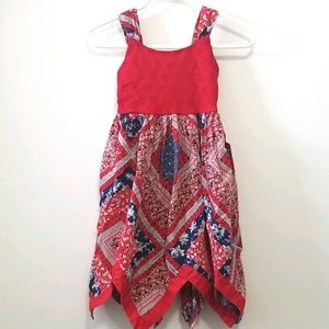 SALE 5/$20 Blueberi Boulevard Handkerchief Dress,